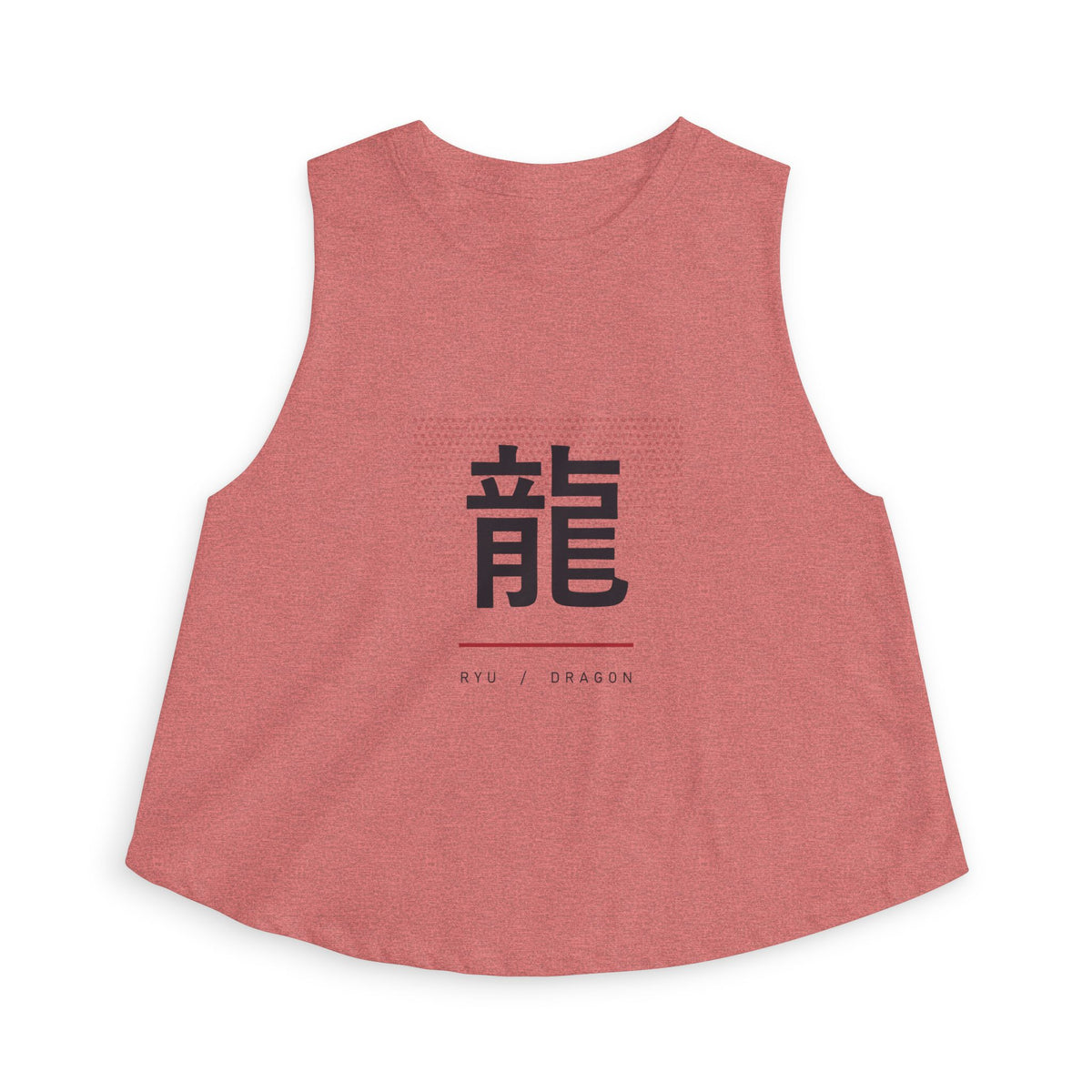 Ryu Dragon Crop Top in Heather Mauve