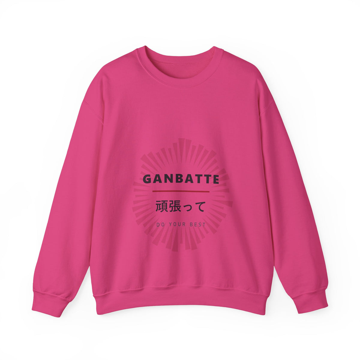 Ganbatte Sweatshirt in Heliconia