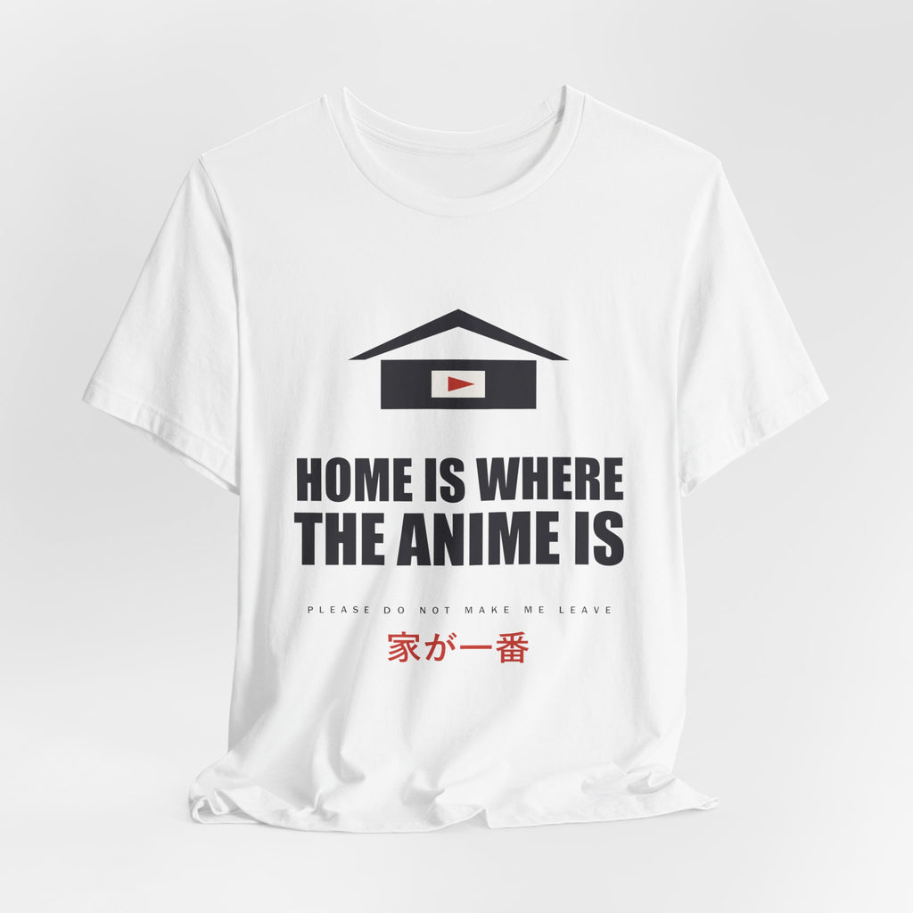Home Is Where The Anime Is T-Shirt - original anime design, view 4