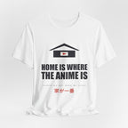 Home Is Where The Anime Is T-Shirt - original anime design, view 4