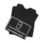 The Refrigerator Has Been Very Quiet Lately Funny Anime T-Shirt - original anime design, view 5