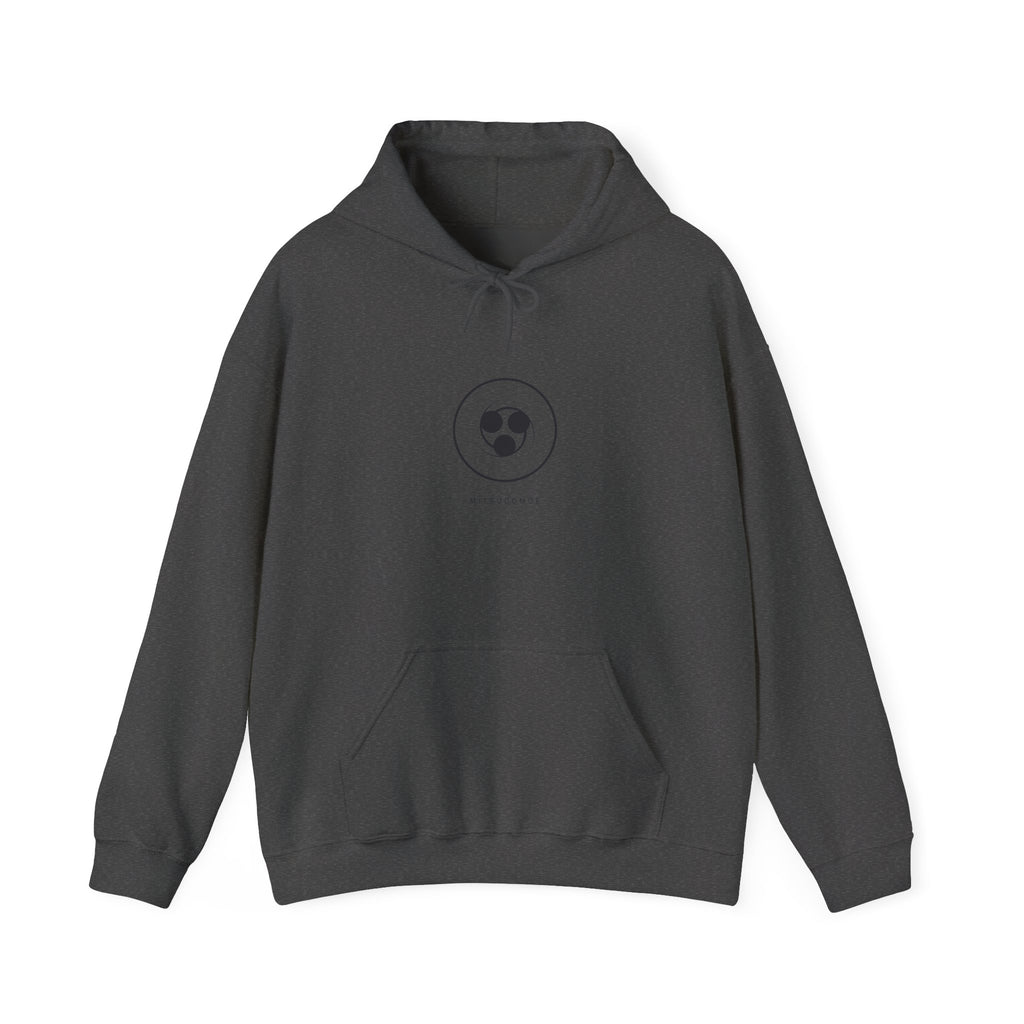 Mitsudomoe Hoodie in Dark Heather