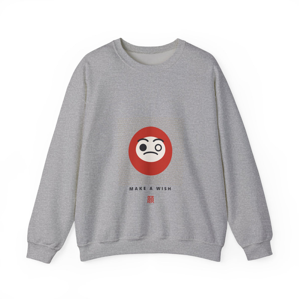 Daruma Wish Sweatshirt in Sport Grey