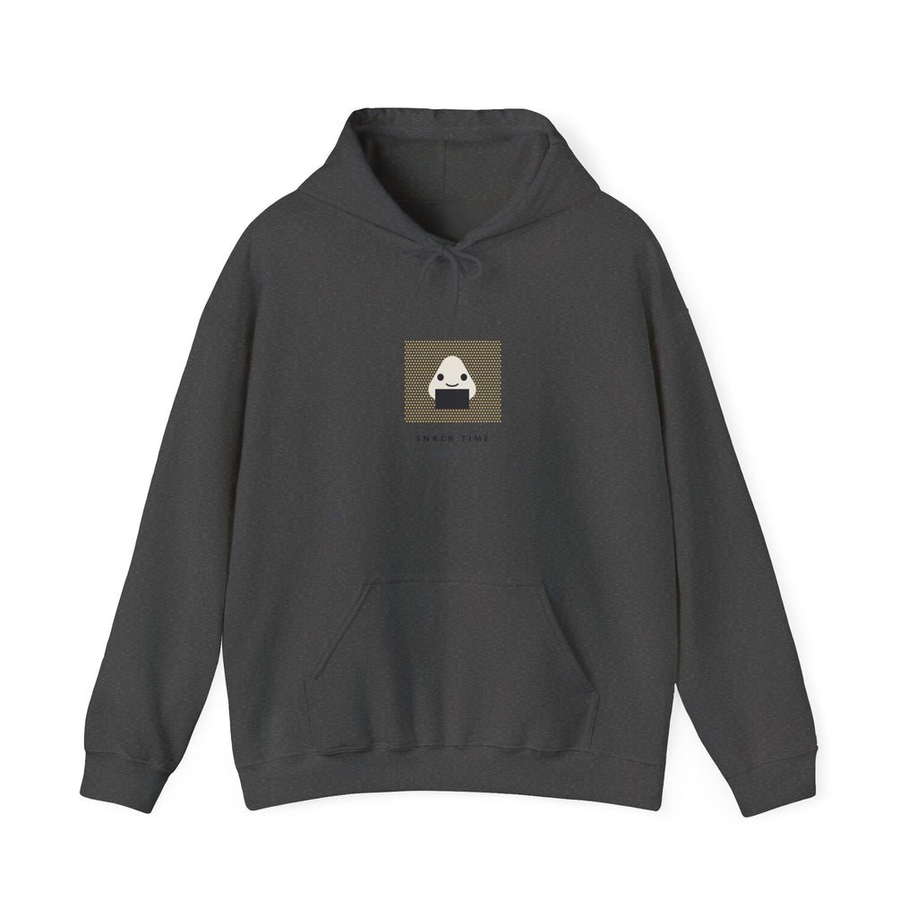 Snack Time Hoodie in Dark Heather