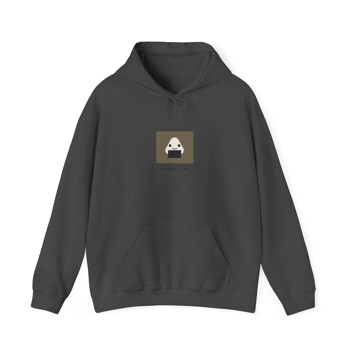 Snack Time Hoodie in Dark Heather