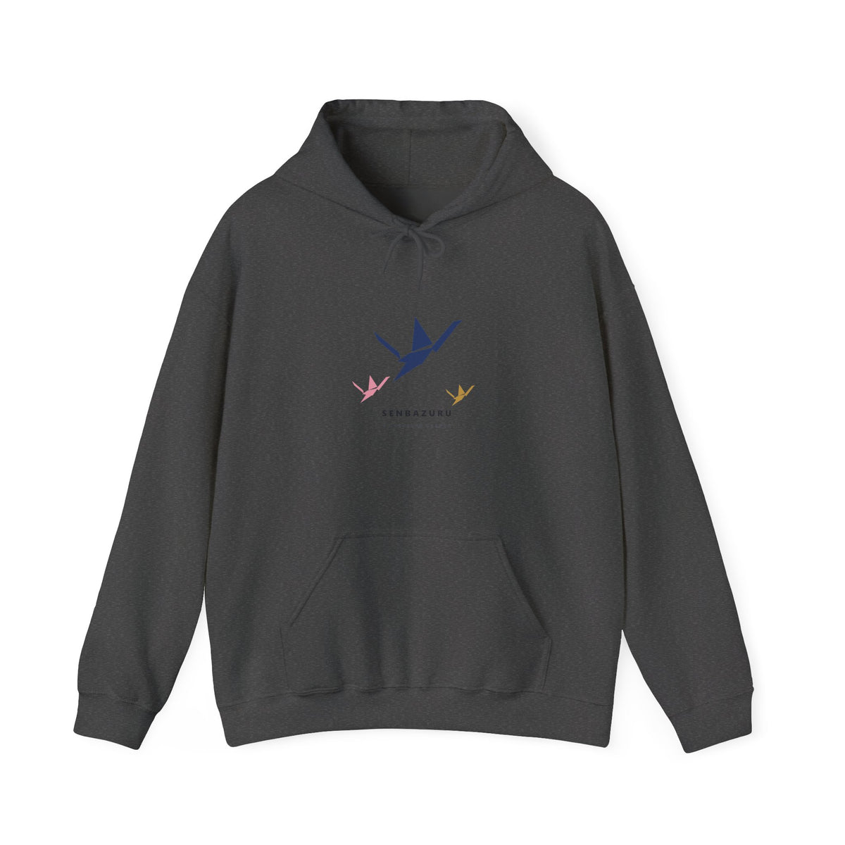 Senbazuru Hoodie in Dark Heather