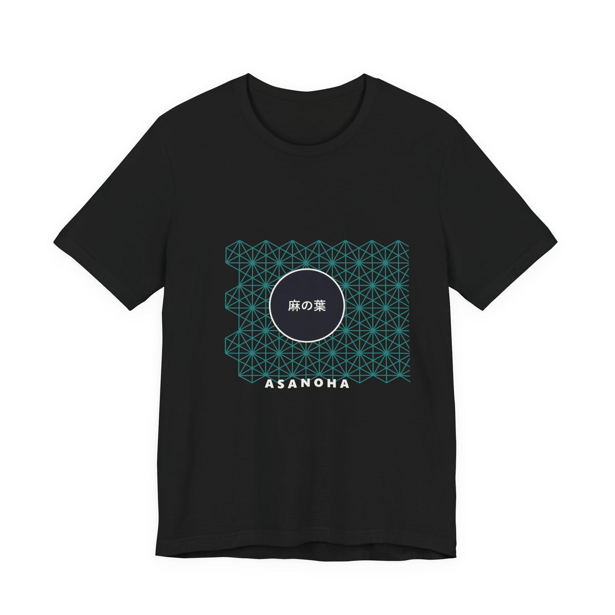Asanoha T-Shirt in Black