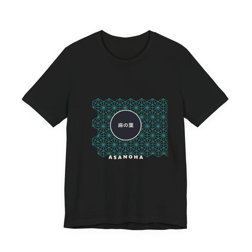 Asanoha T-Shirt in Black