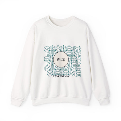 Asanoha Sweatshirt in White