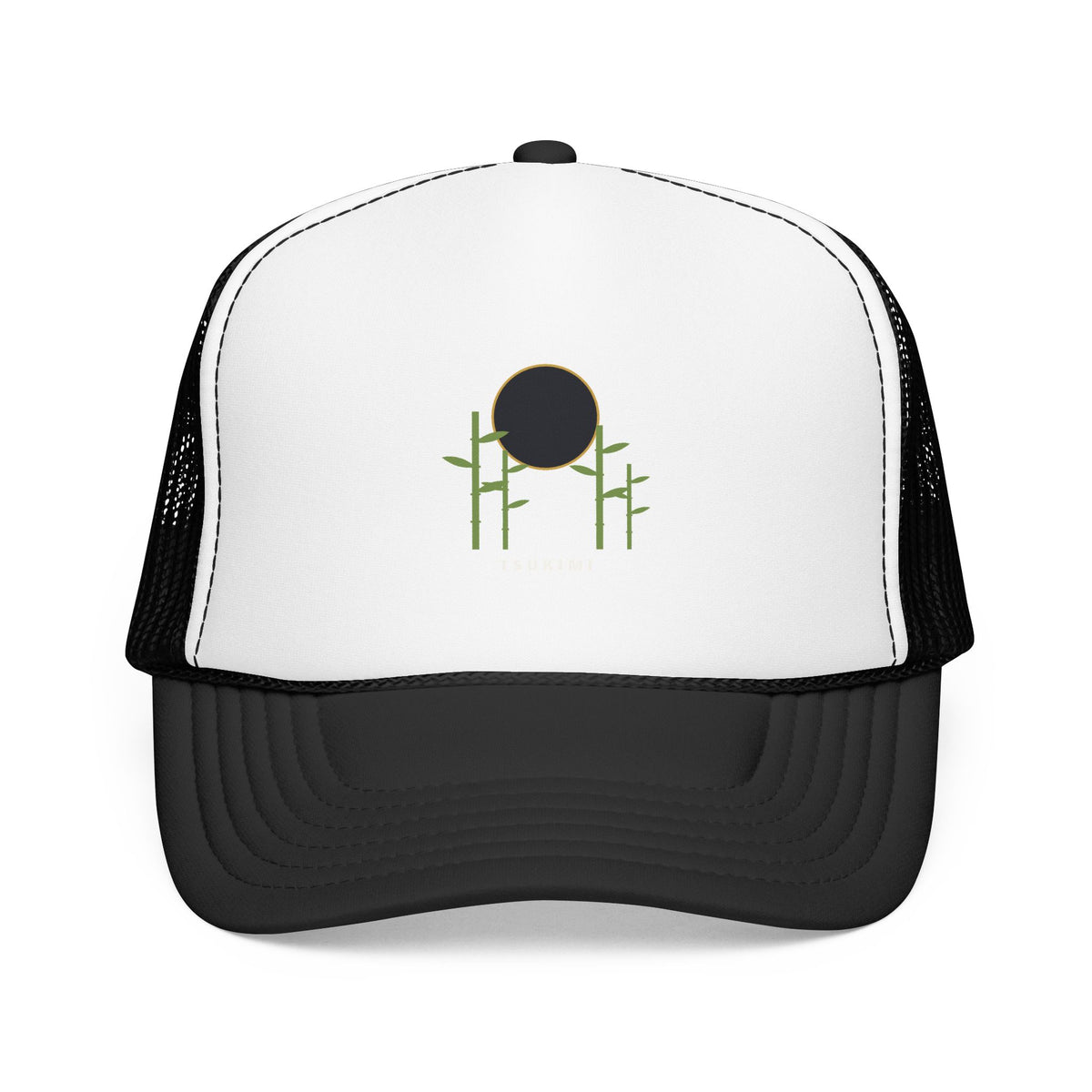 Tsukimi Trucker Cap in Black