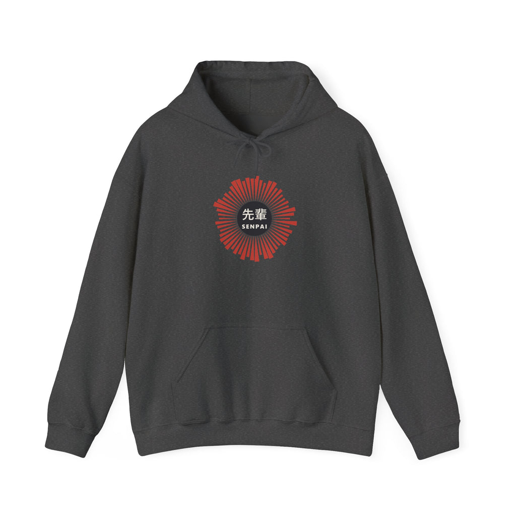 Senpai Hoodie in Dark Heather