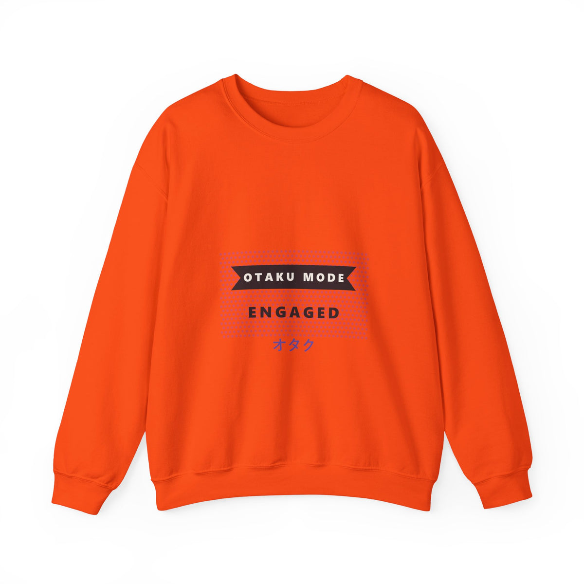Otaku Mode Sweatshirt in Orange