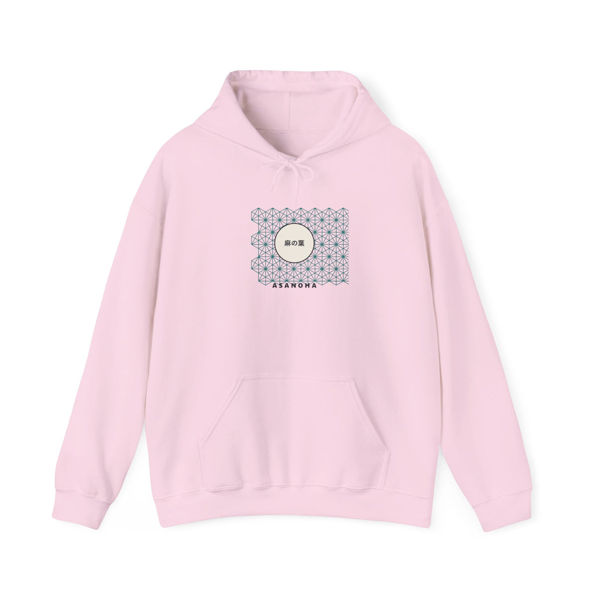 Asanoha Hoodie in Light Pink