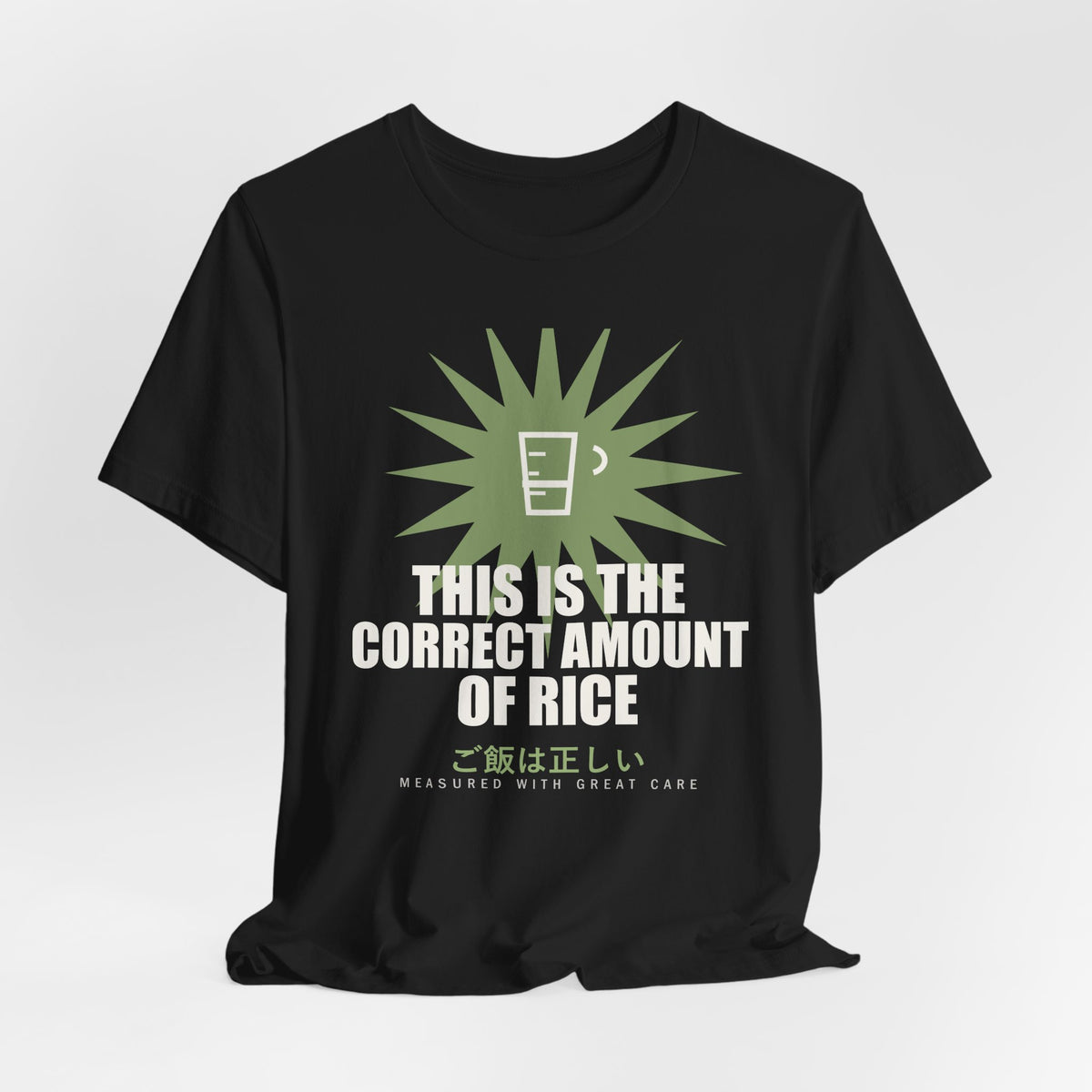 This Is The Correct Amount Of Rice Funny Anime T-Shirt - original anime design, view 6