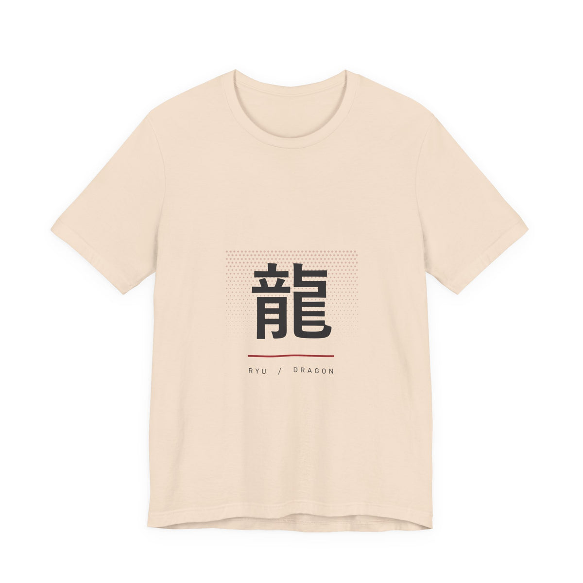 Ryu Dragon T-Shirt in Soft Cream