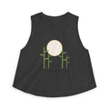 Tsukimi Crop Top in Dark Grey Heather