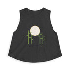 Tsukimi Crop Top in Dark Grey Heather