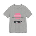 City Pop Anime T-Shirt in Athletic Heather