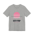 City Pop Anime T-Shirt in Athletic Heather