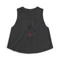 Shinobi Crop Top in Dark Grey Heather