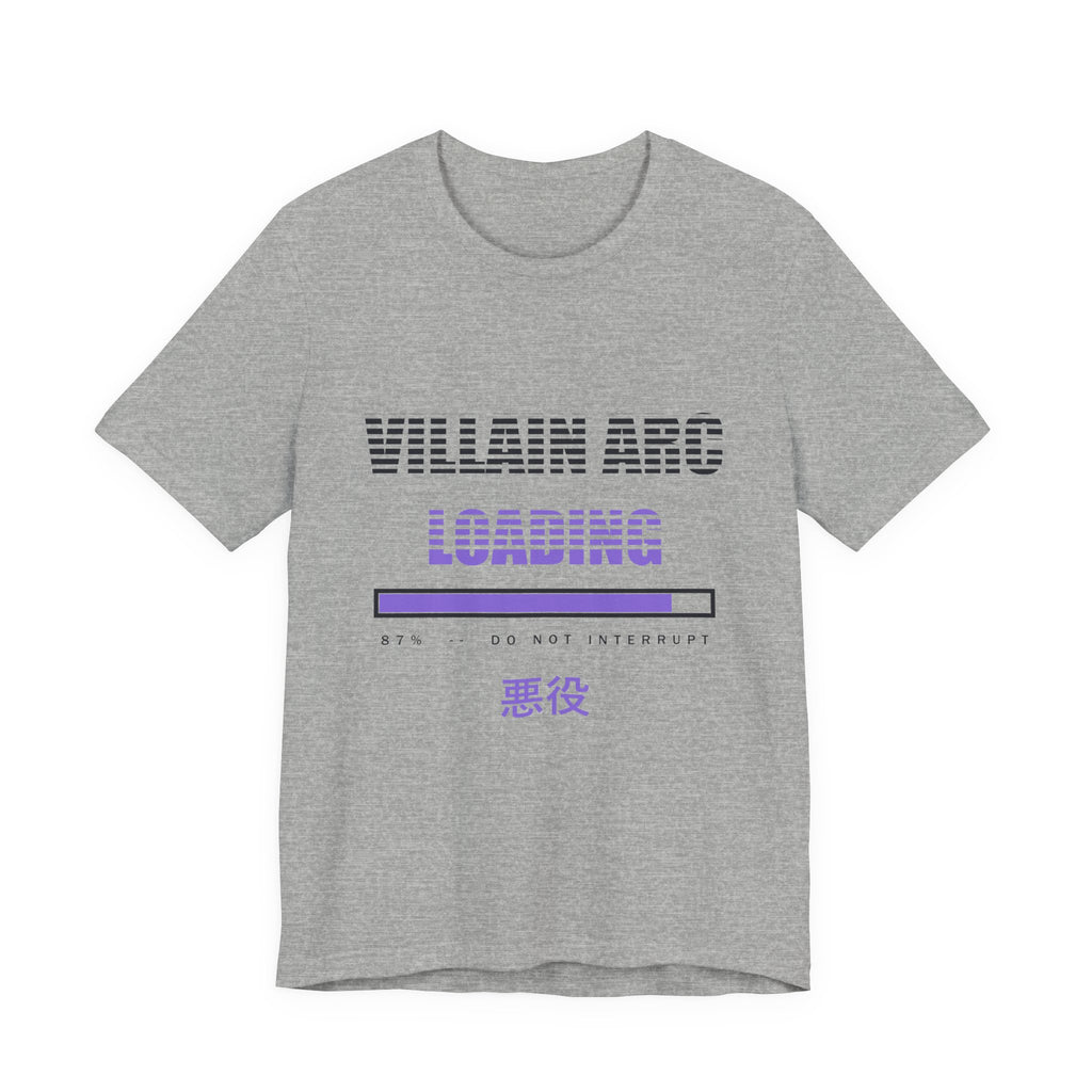 Villain Arc Loading Anime T-Shirt in Athletic Heather