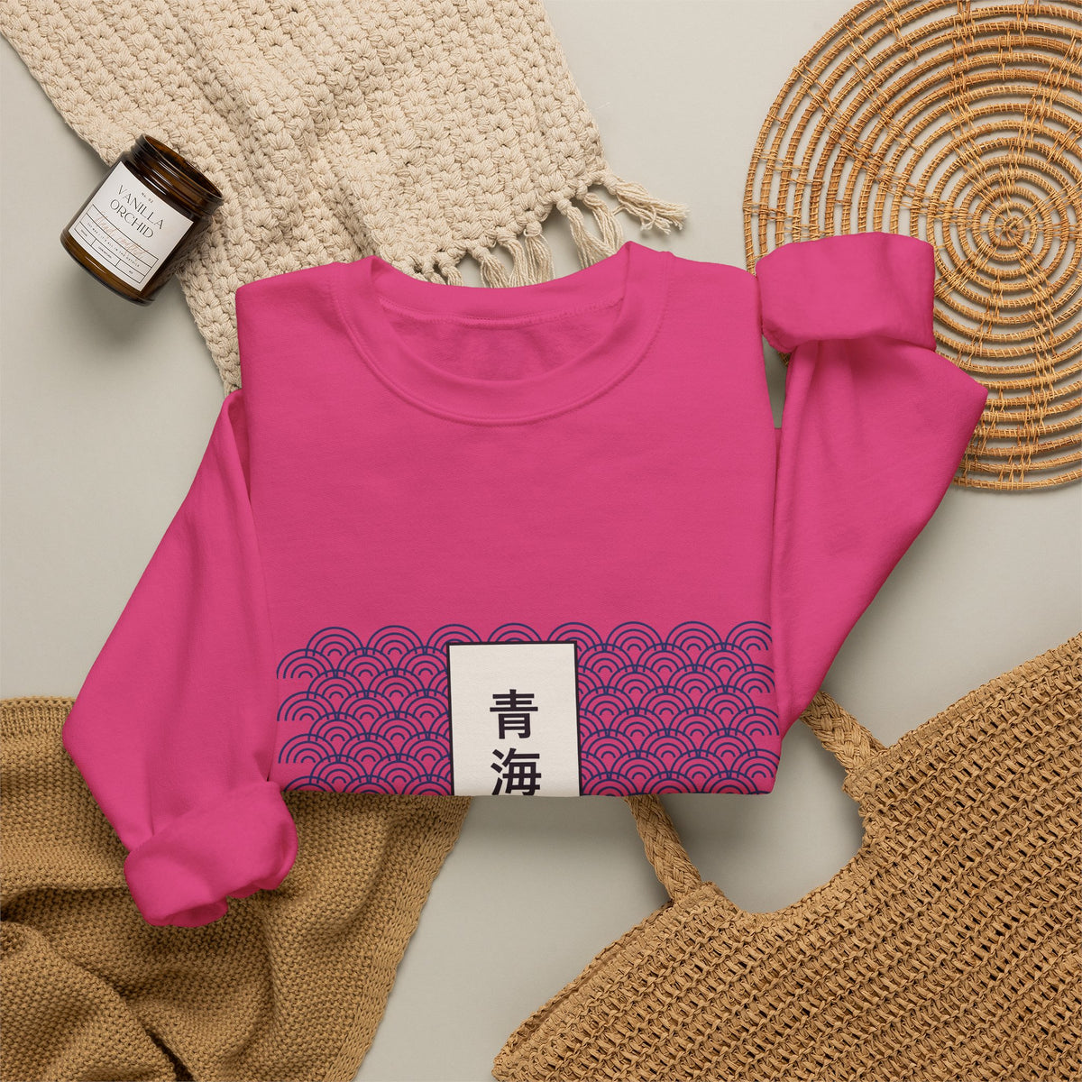 Seigaiha Sweatshirt - original anime design, view 51