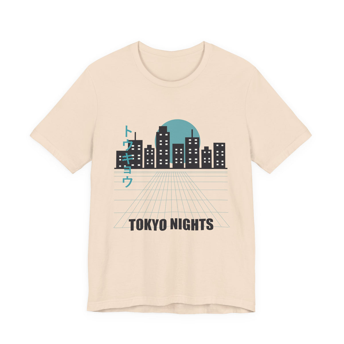 Tokyo Nights Anime T-Shirt in Soft Cream