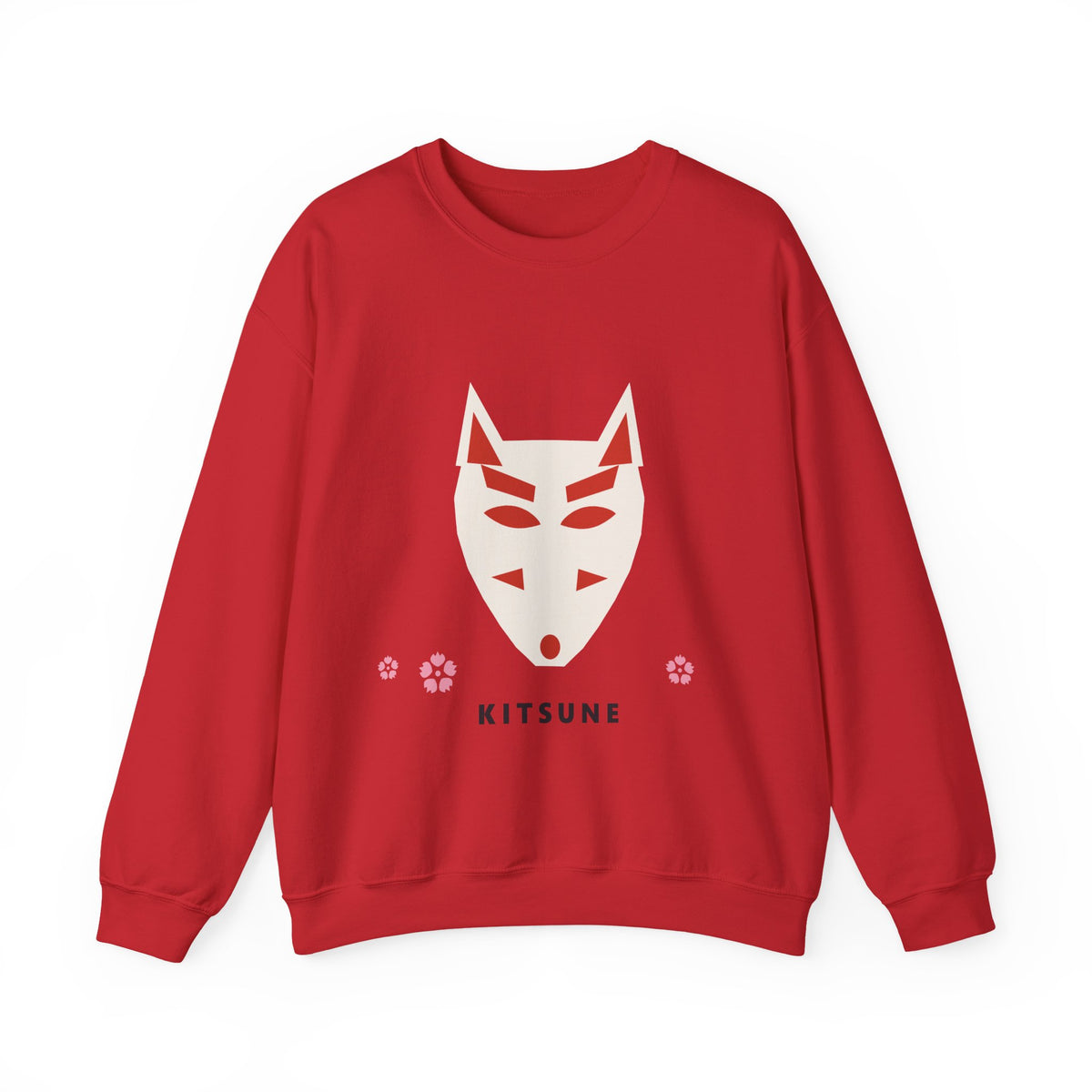Kitsune Mask Sweatshirt in Red