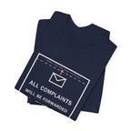 All Complaints Will Be Forwarded To The Sky Funny Anime T-Shirt - original anime design, view 20