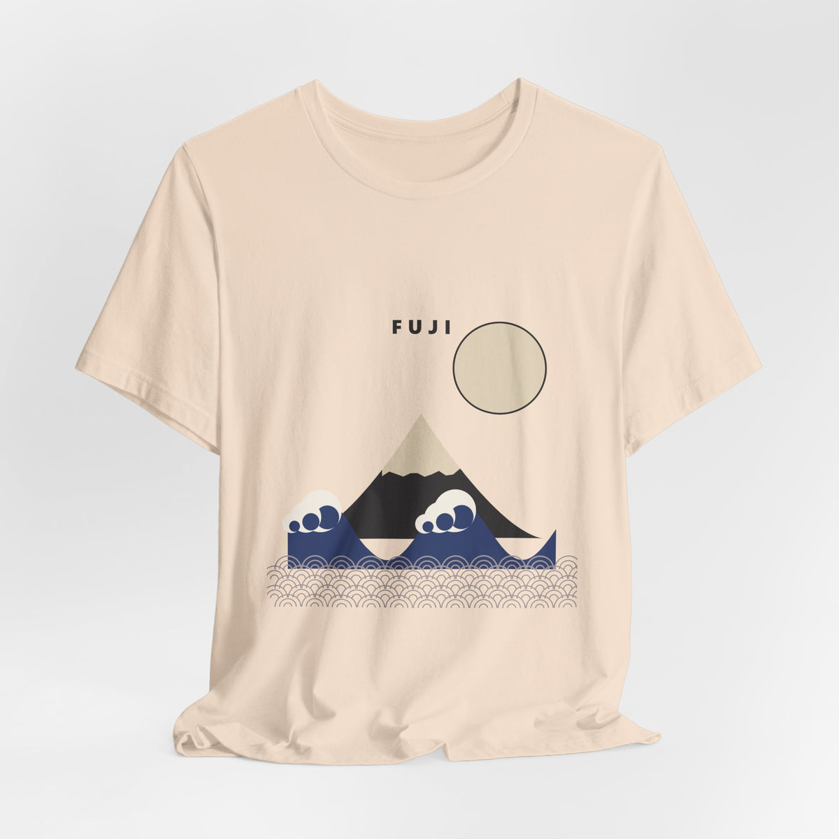 Fuji & Wave T-Shirt - original anime design, view 18
