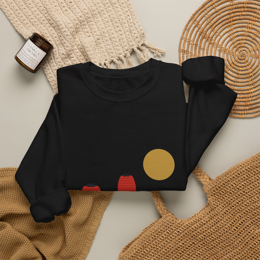 Matsuri Lanterns Sweatshirt - original anime design, view 9