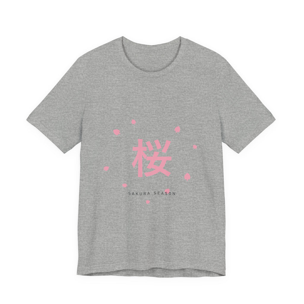 Sakura Season T-Shirt in Athletic Heather