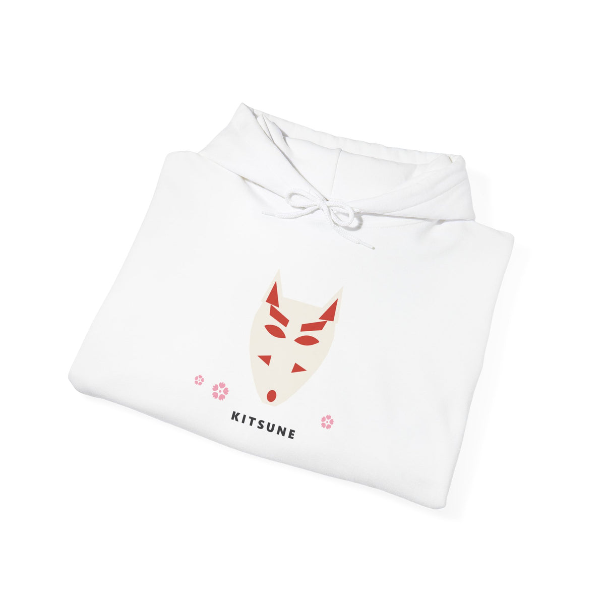 Kitsune Mask Hoodie - original anime design, view 3