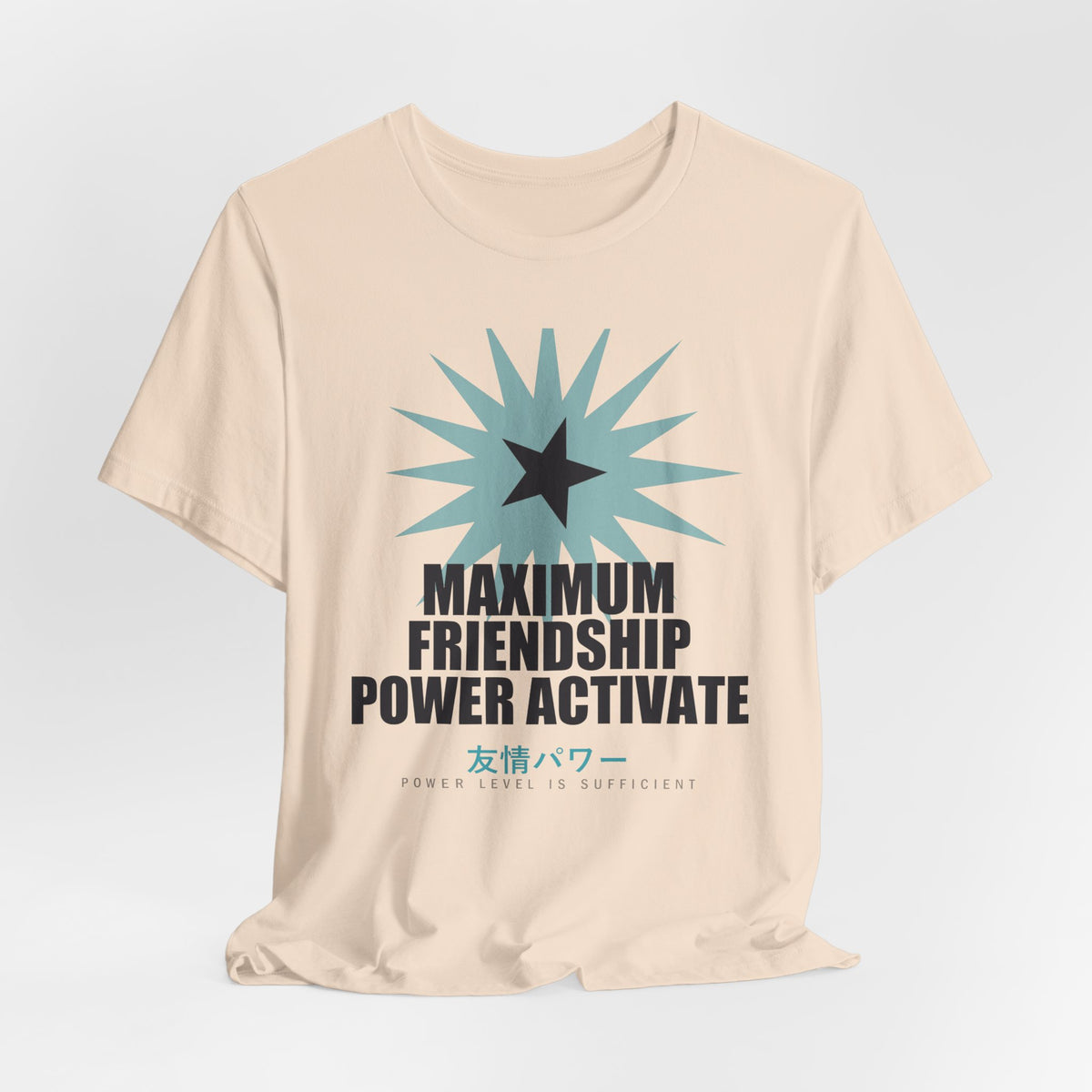 Maximum Friendship Power Activate Funny Anime T-Shirt - original anime design, view 9