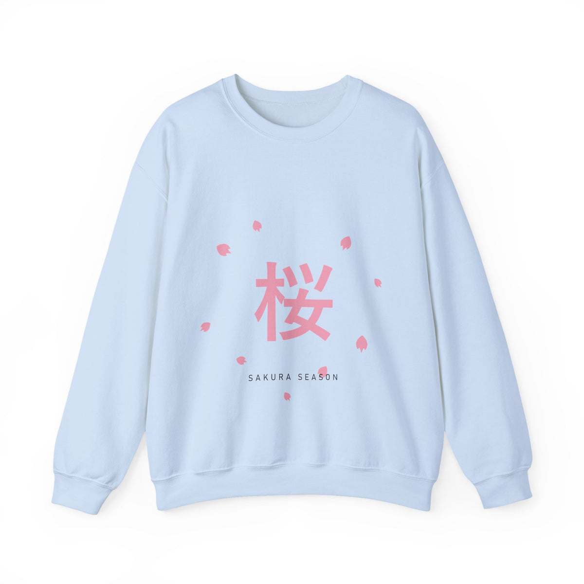 Sakura Season Sweatshirt in Light Blue