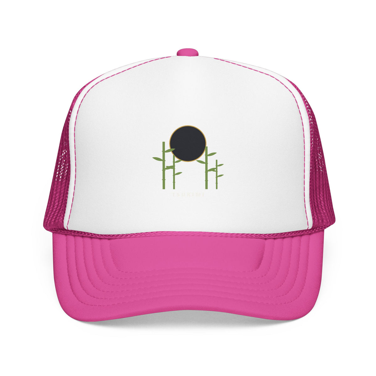 Tsukimi Trucker Cap in Hot Pink