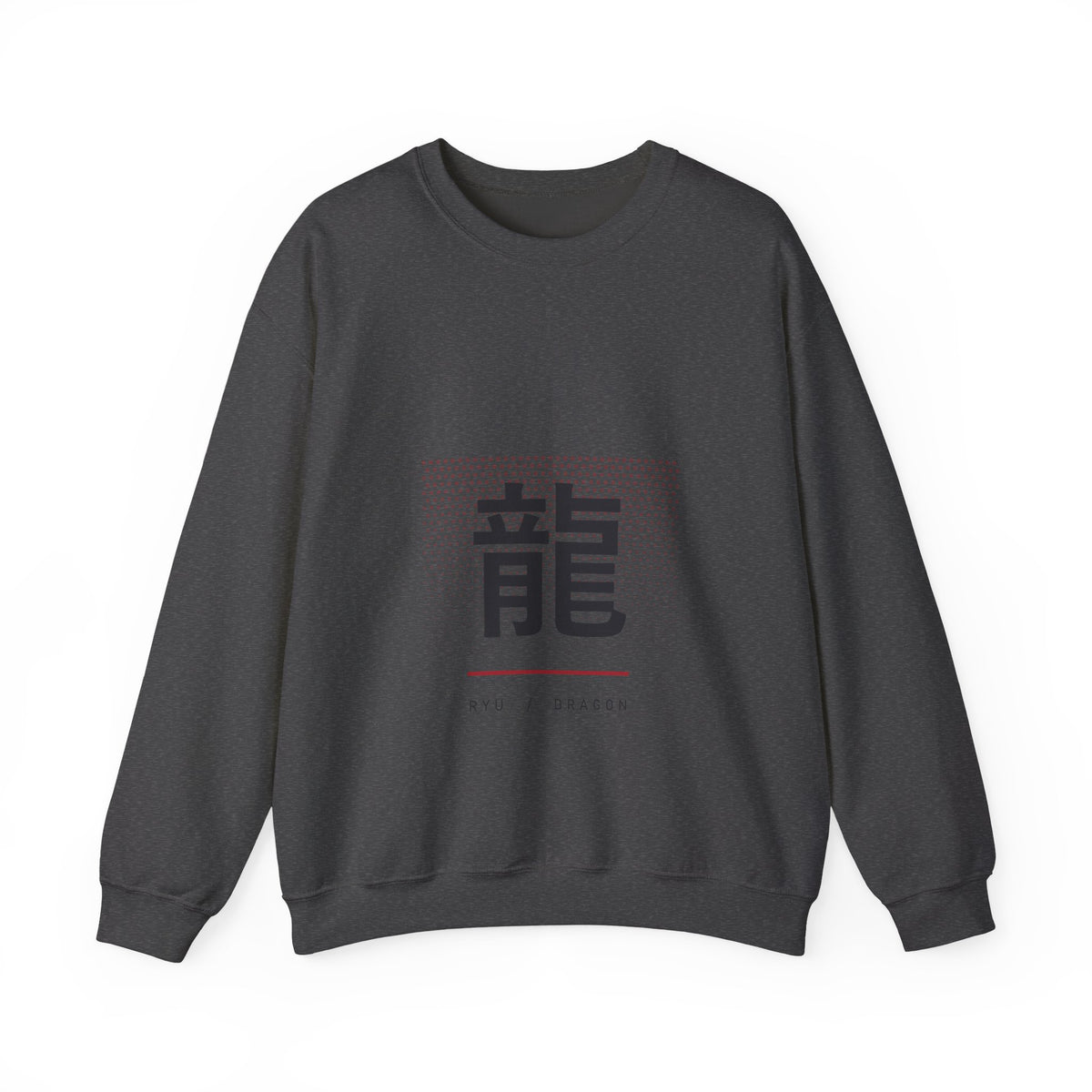 Ryu Dragon Sweatshirt in Dark Heather