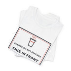 Please Do Not Discuss This In Front Of The Noodles Funny Anime T-Shirt - original anime design, view 2