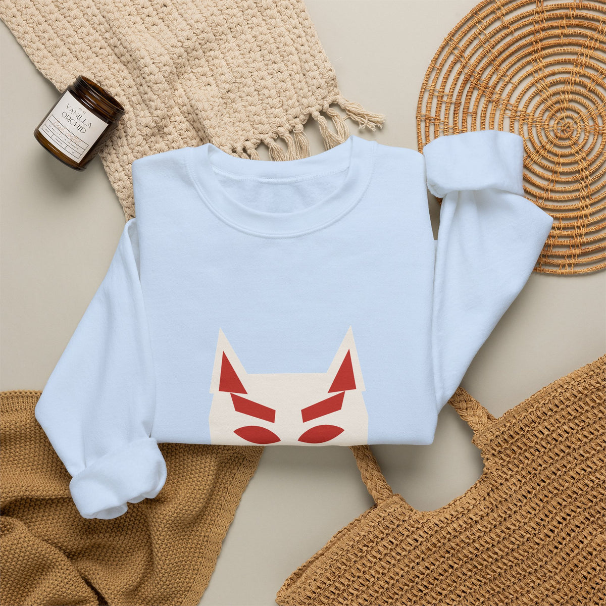 Kitsune Mask Sweatshirt - original anime design, view 39