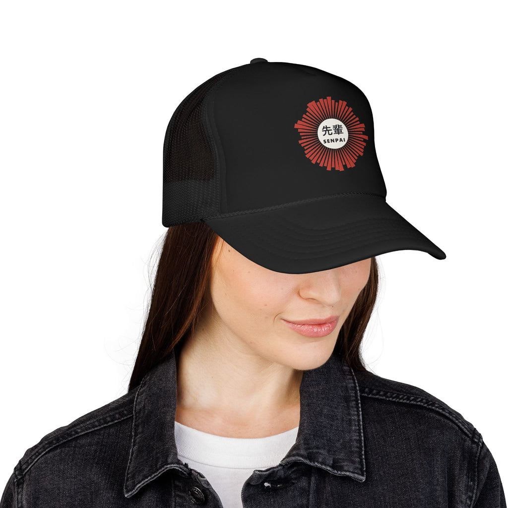 Senpai Trucker Cap - original anime design, view 3