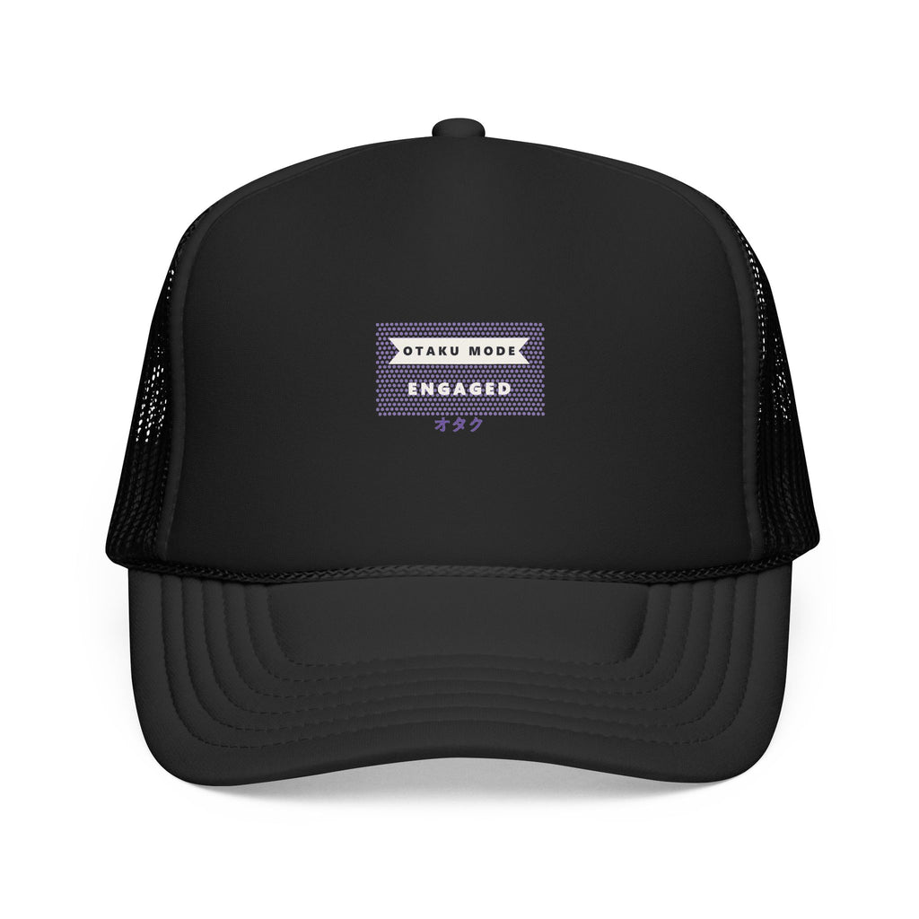 Otaku Mode Trucker Cap in Black