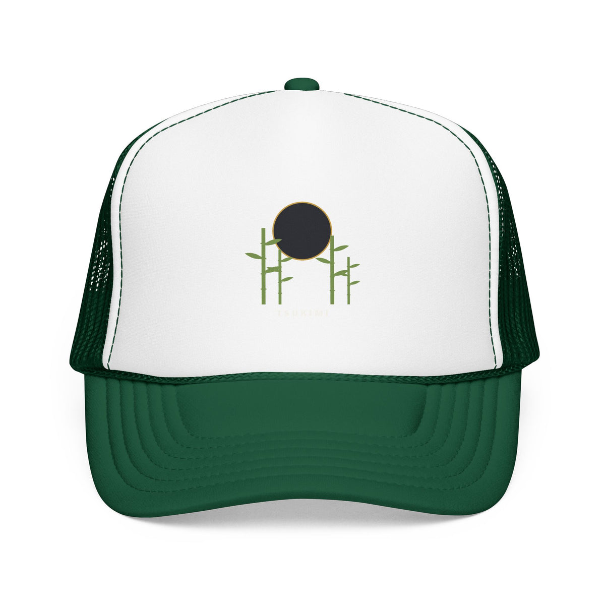 Tsukimi Trucker Cap in Kelly