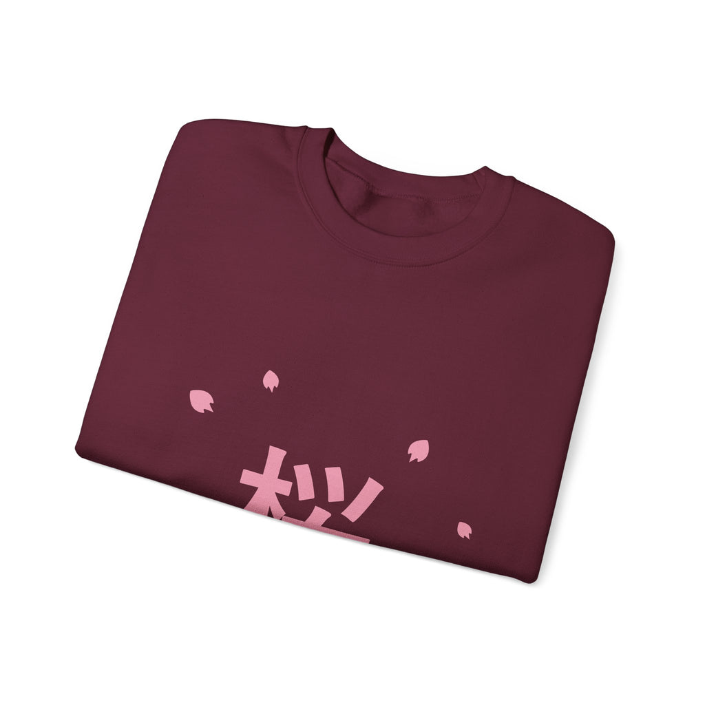 Sakura Season Sweatshirt - original anime design, view 24