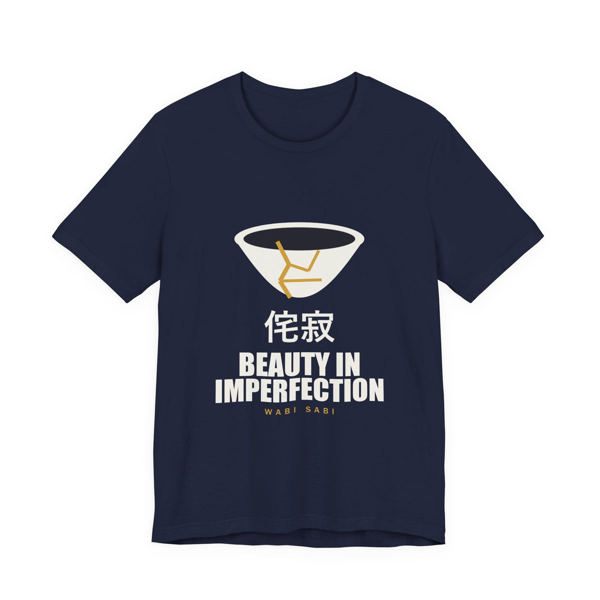 Wabi Sabi Anime T-Shirt in Navy