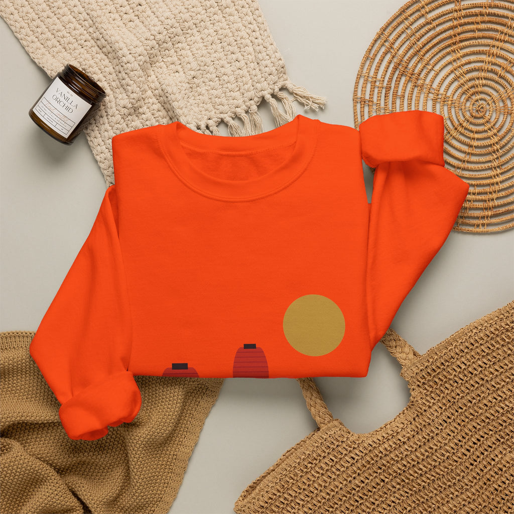 Matsuri Lanterns Sweatshirt - original anime design, view 21