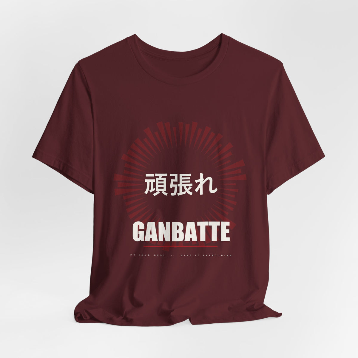 Ganbatte Anime T-Shirt - original anime design, view 25