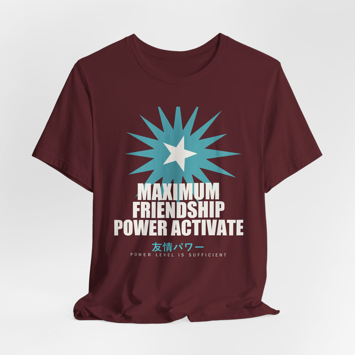 Maximum Friendship Power Activate Funny Anime T-Shirt - original anime design, view 24