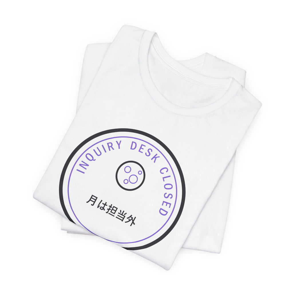 Our Department Has No Information About The Moon Funny Anime T-Shirt - original anime design, view 2
