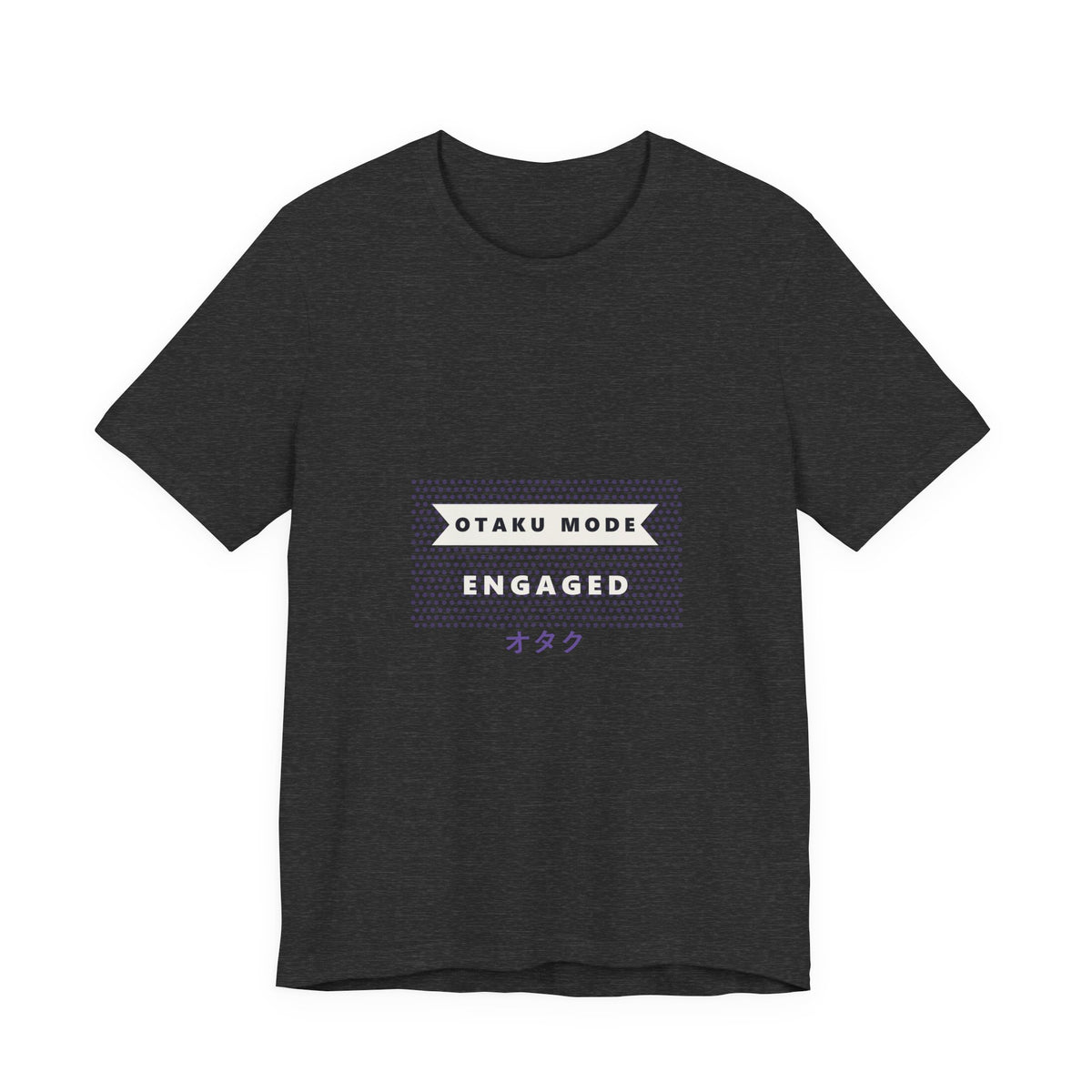 Otaku Mode T-Shirt in Dark Grey Heather