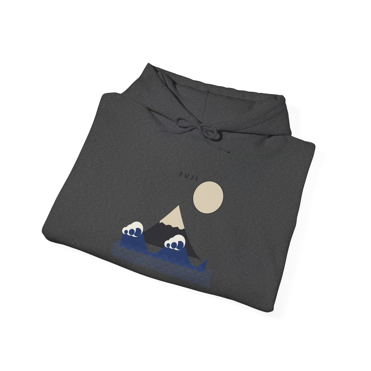 Fuji & Wave Hoodie - original anime design, view 27
